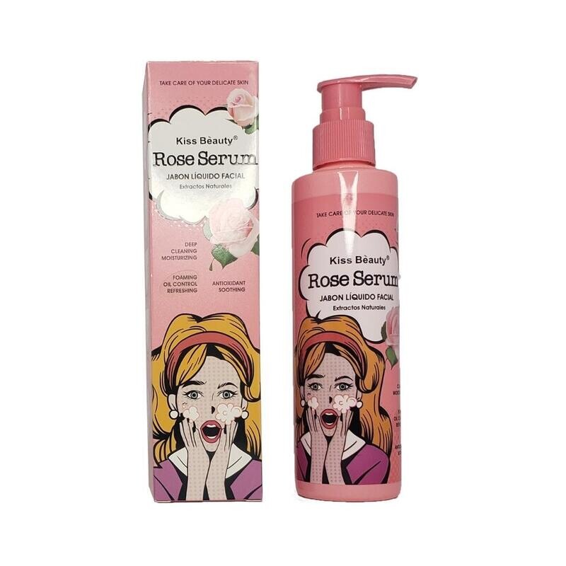 Jabón Líquido Facial Rosas 126703D Kiss Beauty Al Por Mayor