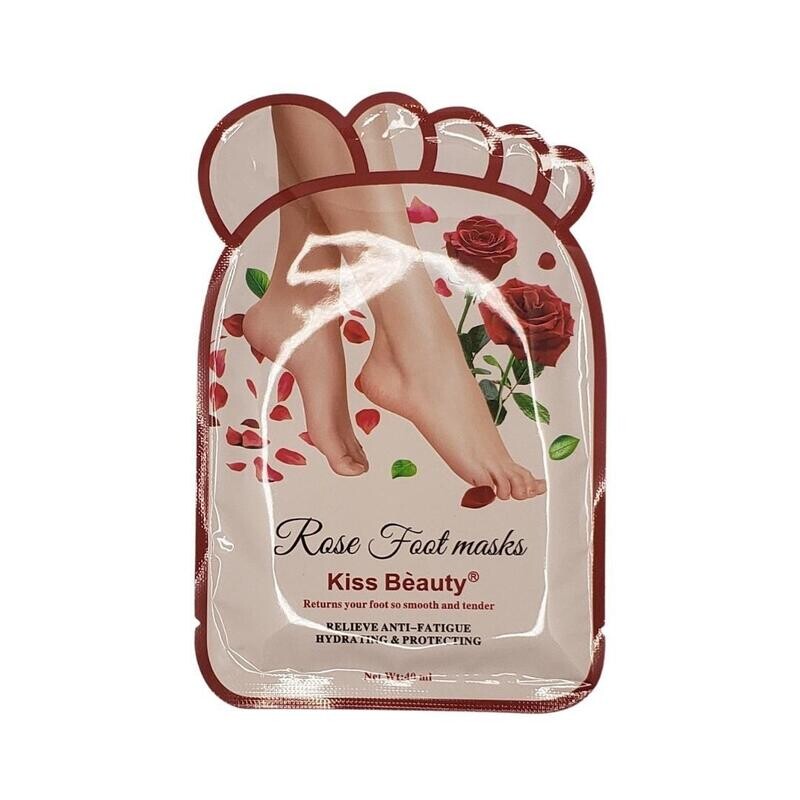 Mascarilla Velo Para Pies Rosas 139403A Kiss Beauty Al Por Mayor