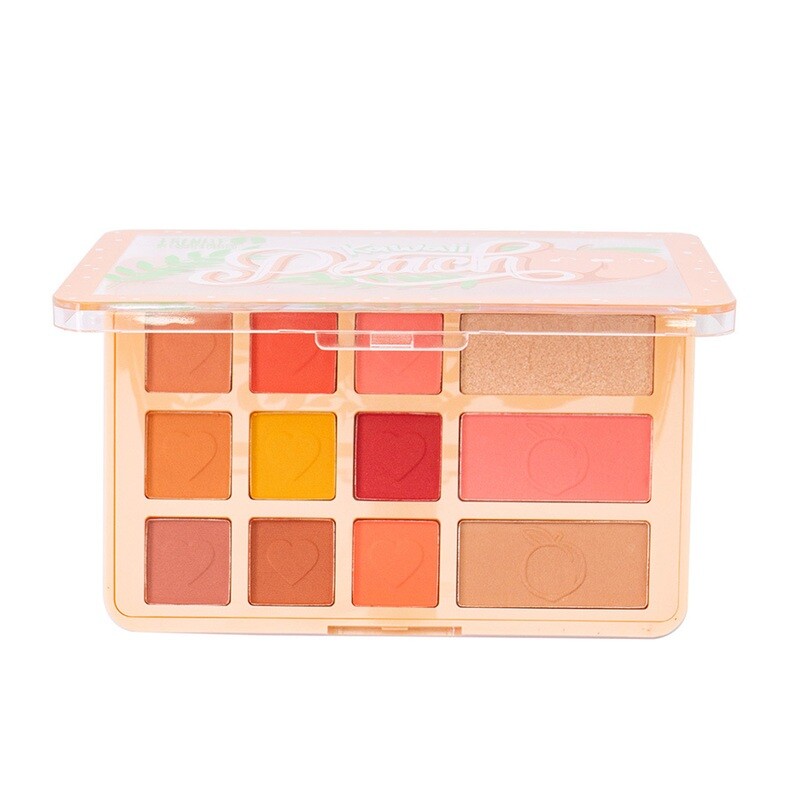 Paleta Para Rostro Peach Kawaii C16 Trendy Al Por Mayor