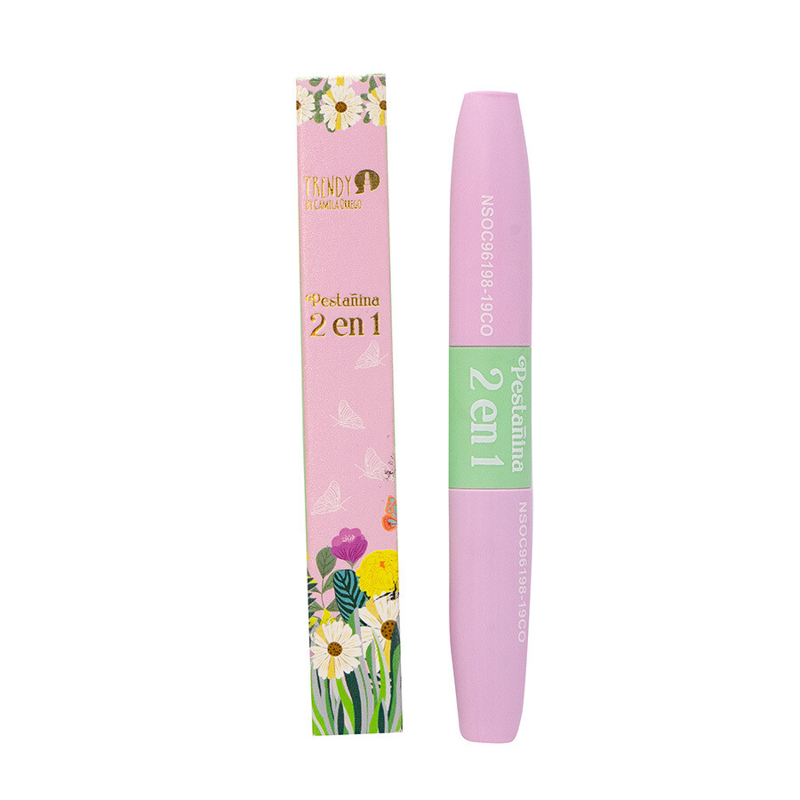 Pestañina Doble 2 en 1 Con Primer De Pestañas PD18 Trendy Al Por Mayor