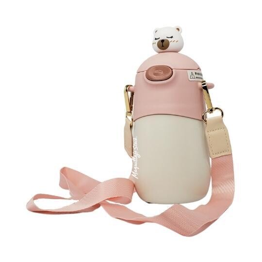 Termo Bebidas Acero Inoxidable Osito Duke 500ml JA-2537 Al Por Mayor