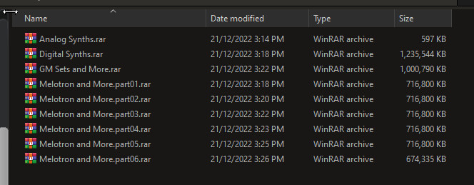 Retro Gold Collection (SFZ + WAV)