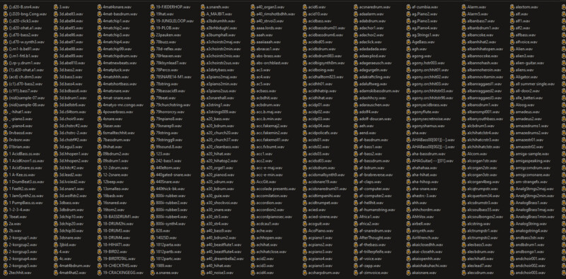 Amiga Sound Collection In Wav Format