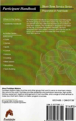 Short-Term Missions Participant Handbook (Preparation &amp; Field Guide)