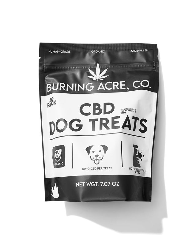 National Award-Winning Organic CBD Dog Treats – 30 Pack
