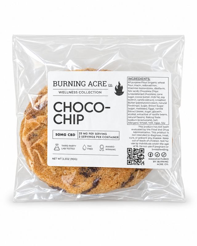 CBD Chocolate Chip Cookie (50mg)