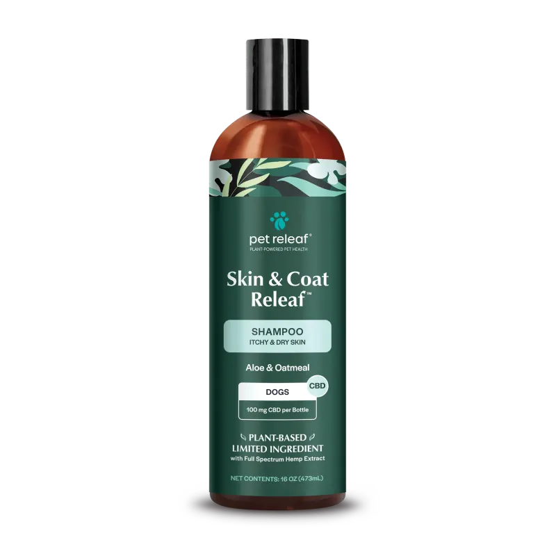 Itchy &amp; Dry Skin CBD Shampoo - Pet Releaf