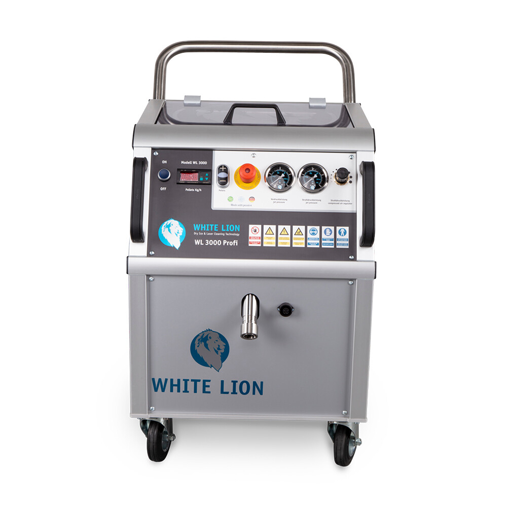 Rental Dry Ice Blasting Machine for Industrial application White Lion WL3000 Profi