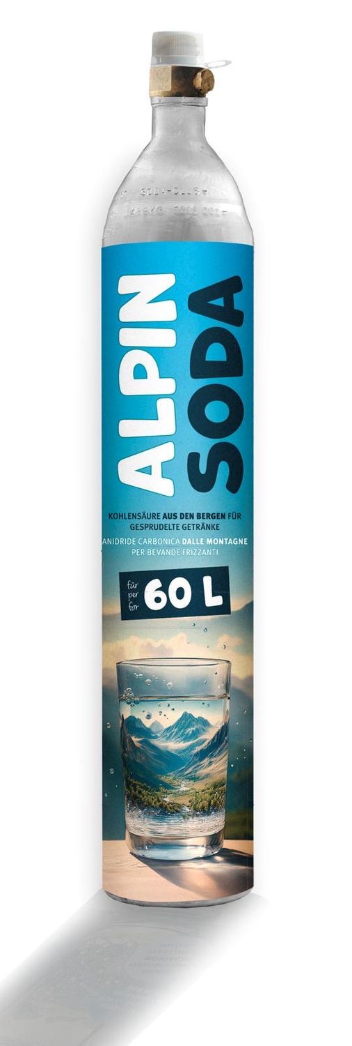 Ricarica anidride carbonica 425g CO2 alimentare (Quick Connect)