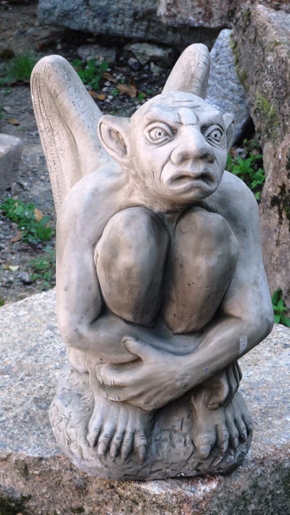 Gargouille Ailee De Grande Taille 50 Cm