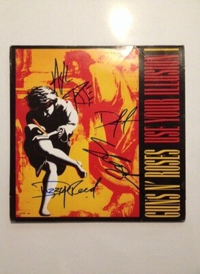 Guns n roses signed LP / record Guns n Roses Autografi