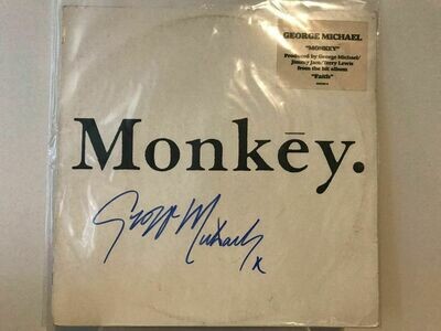 GEORGE MICHAEL  signed record 12 Inch Autografi GEORGE MICHAEL  Signed Record Autograph