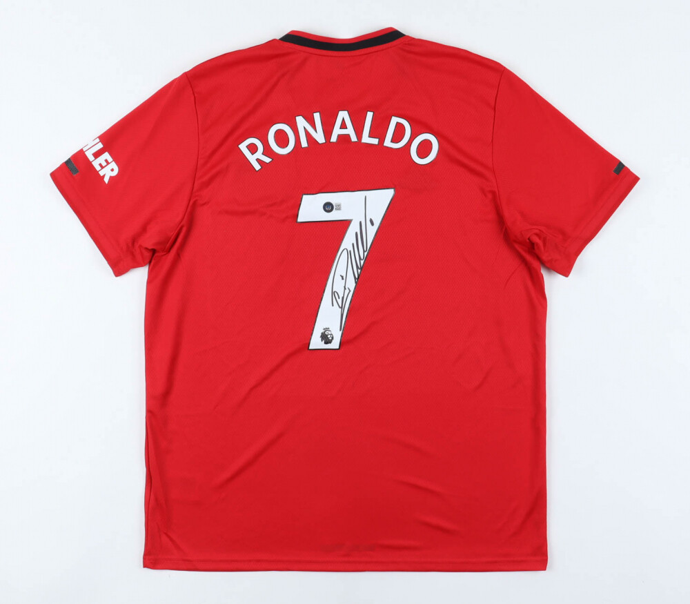 Cristiano Ronaldo Signed Manchester United Jersey Signed Manchester United Jersey Maglia Camisetas Jersey Signed Autograph Hand SIgned