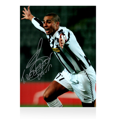 Foto Photo  Juventus David Trezeguet  Autografata Signed Hand Signed Autograph  Foto Photo  Autografata TREZEGUET