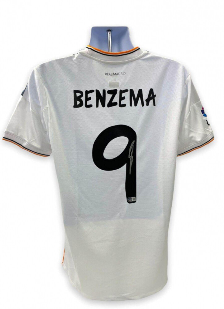 Karim Benzema Signed Real Madrid Jersey Maglia Camisetas Autografato  Signed Autograph Hand SIgned BENZEMA