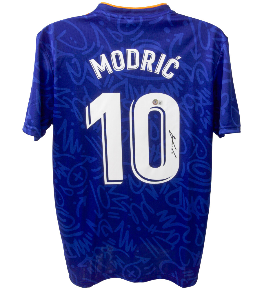 LUKA MODRIC  Signed Real Madrid Jersey Maglia Camisetas Autografato  Signed Autograph Hand SIgned MODRIC