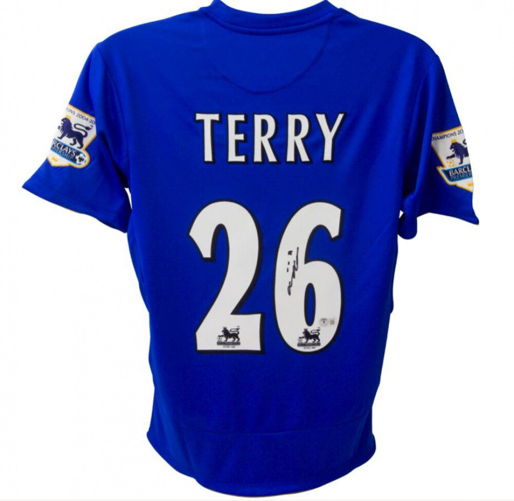 John Terry Signed Chelsea Jersey  Maglia Autografata Signed Autograph Signed John Terry Signed Chelsea Jersey  Signed  Signed Autograph Hand SIgned Arsenal TERRY CHELSEA