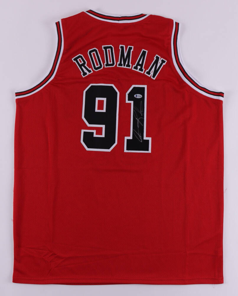 Dennis Rodman Signed Jersey Maglia Autografata RODMAN chicago bulls AUTOGRAFO RODMAN