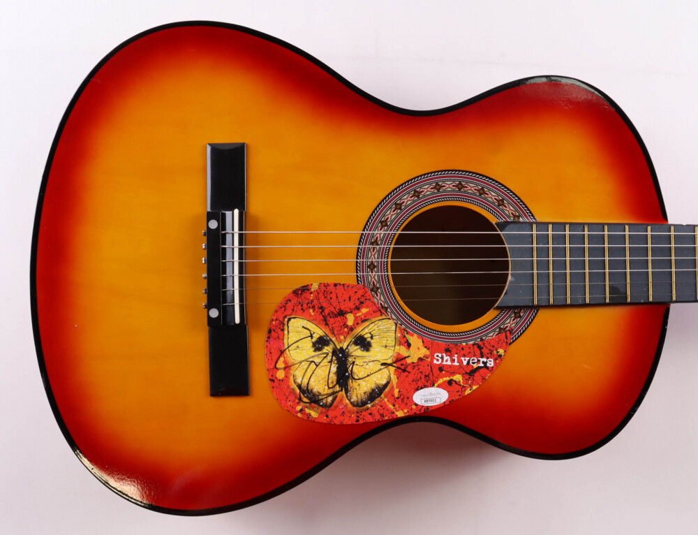 Autografo Autograph Chitarra Autografata Ed Sheeran Signed Custom 39" Acoustic Guitar Acoustic Guitar AUTOGRAFO AUTOGRAPH ED SHEERAN