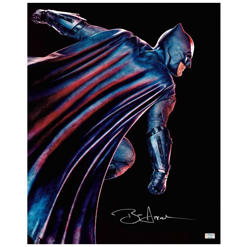 Ben Affleck Autographed Batman vs Superman Dawn of Justice 16x20 Photo Foto Autografata