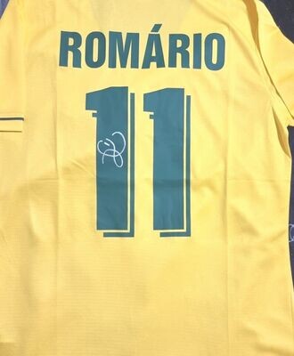 Brasile Brazil World Cup 1994 Romario 11 Autografata Signed Hand Signed Autograph