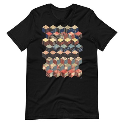 Cubes, Short-Sleeve Unisex T-Shirt