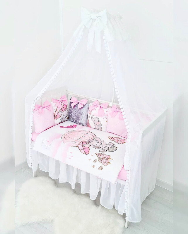 Kit Paracolpi Premium Elefantino Rosa