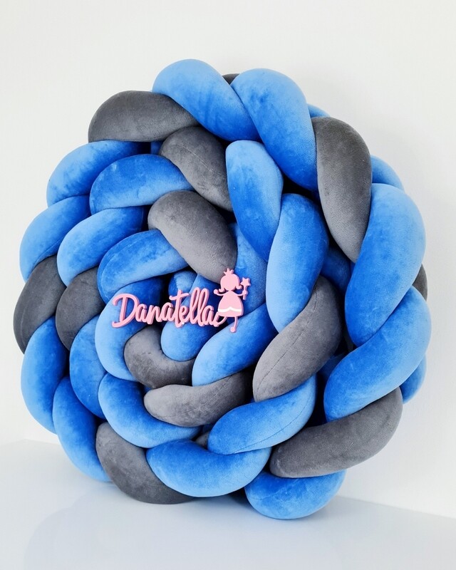 Paracolpi Intrecciato Night Blu Grigio 