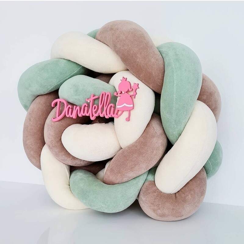 Paracolpi Intrecciato Marrone Panna Oliva 