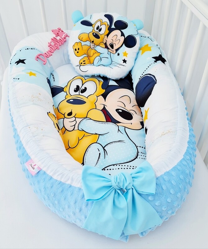 Riduttore Lettino Premium Mickey & Pluto Azzurro 