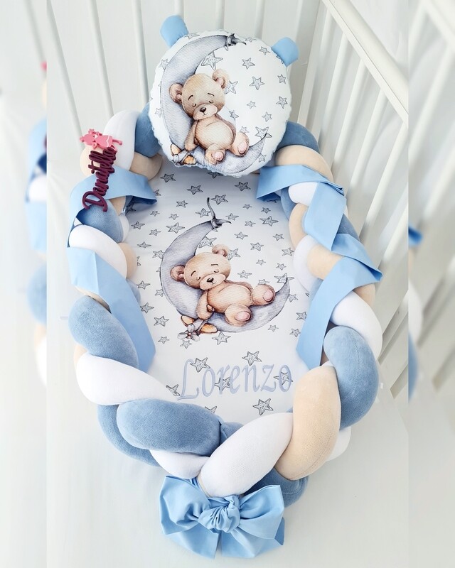 Riduttore Lettino Intrecciato Premium Orsetto Luna
