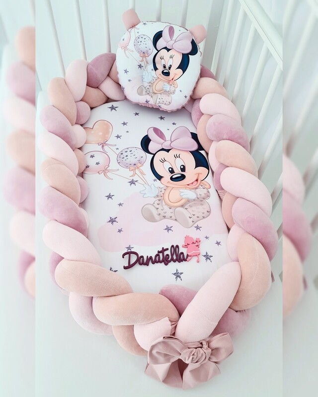 Riduttore Lettino Intrecciato Premium Minnie Palloncini
