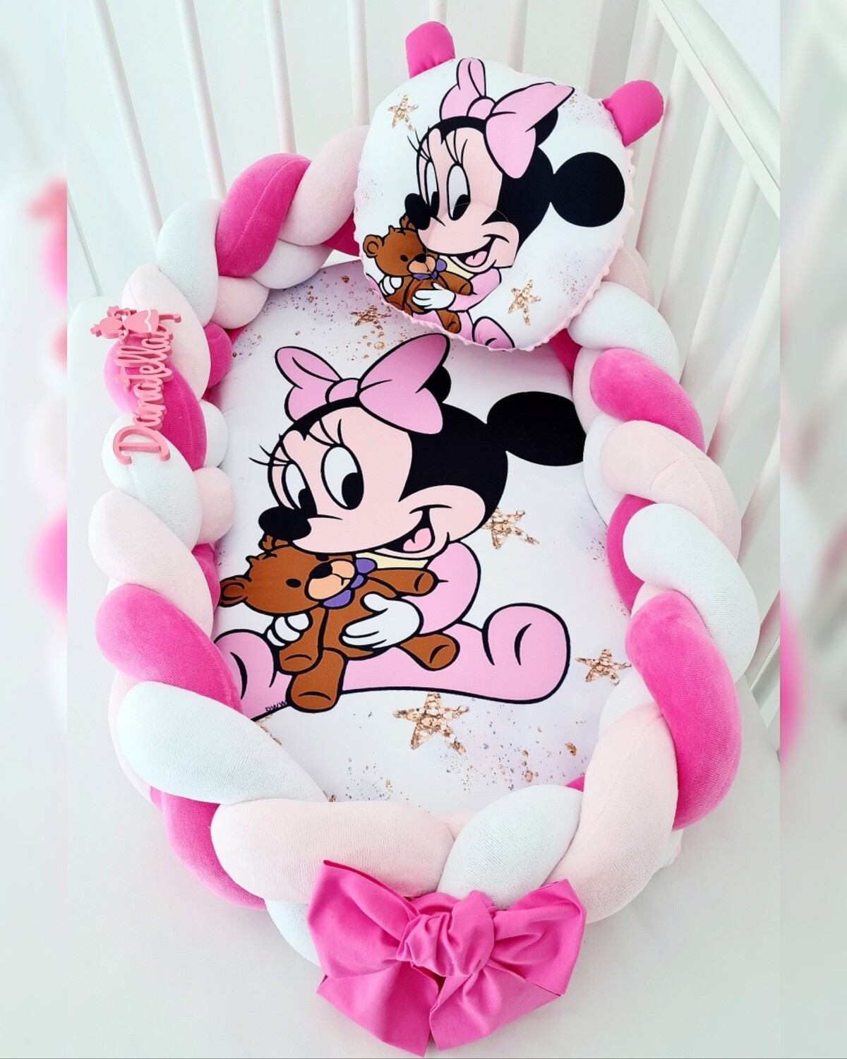 Riduttore Lettino Intrecciato Premium Minnie Orso