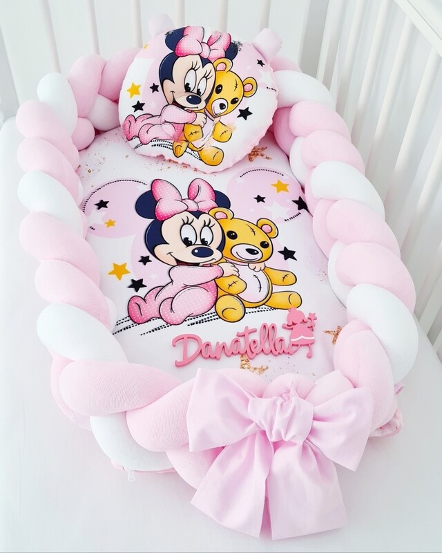 Riduttore Lettino Intrecciato Premium Minnie Orsetto 