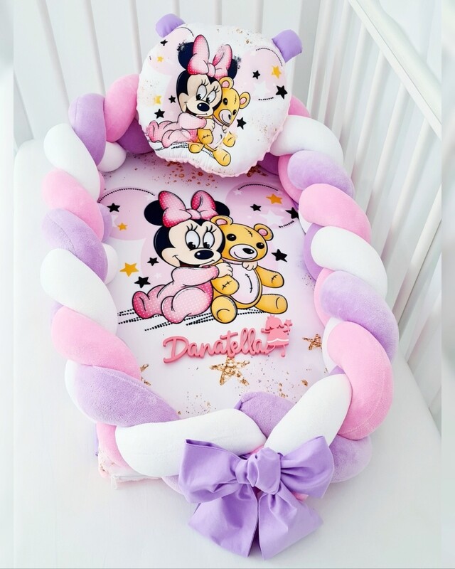 Riduttore Lettino Intrecciato Premium Minnie Orso 
