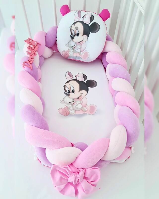 Riduttore Lettino Intrecciato Premium Minnie Orso 