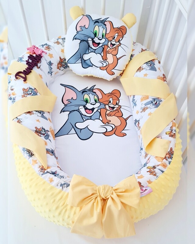 Riduttore Lettino Premium Tom e Jerry Giallo