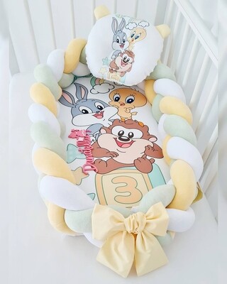 Riduttore Lettino Intrecciato Premium Looney Kids