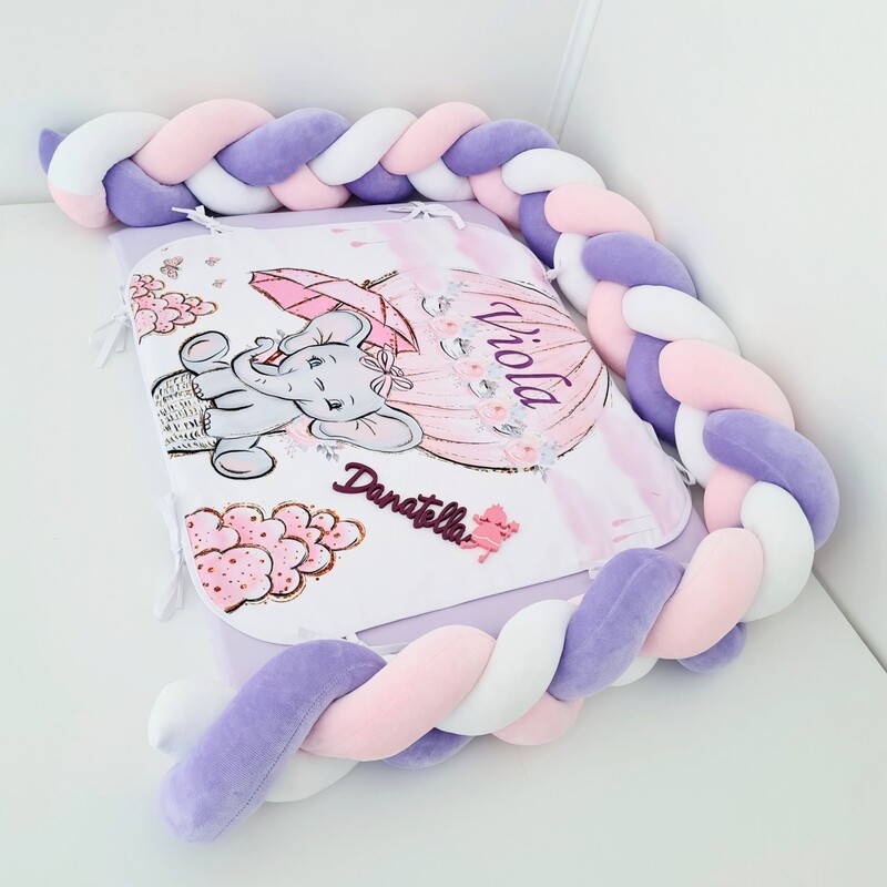 Coprifasciatoio Bebe Elefantino Rosa