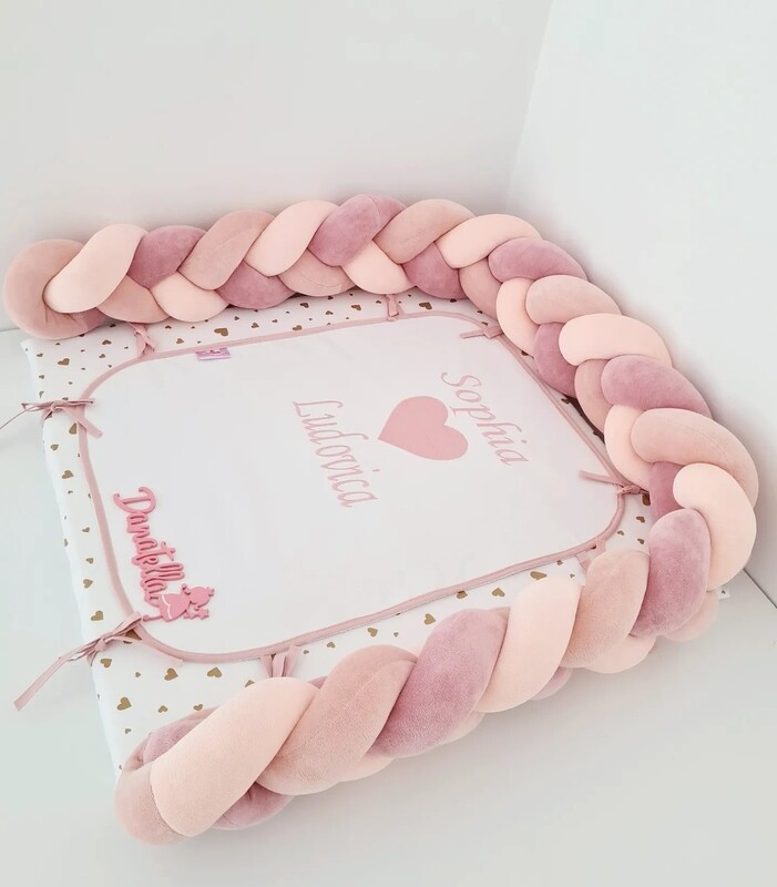 Coprifasciatoio Bebe Nome & Cuore