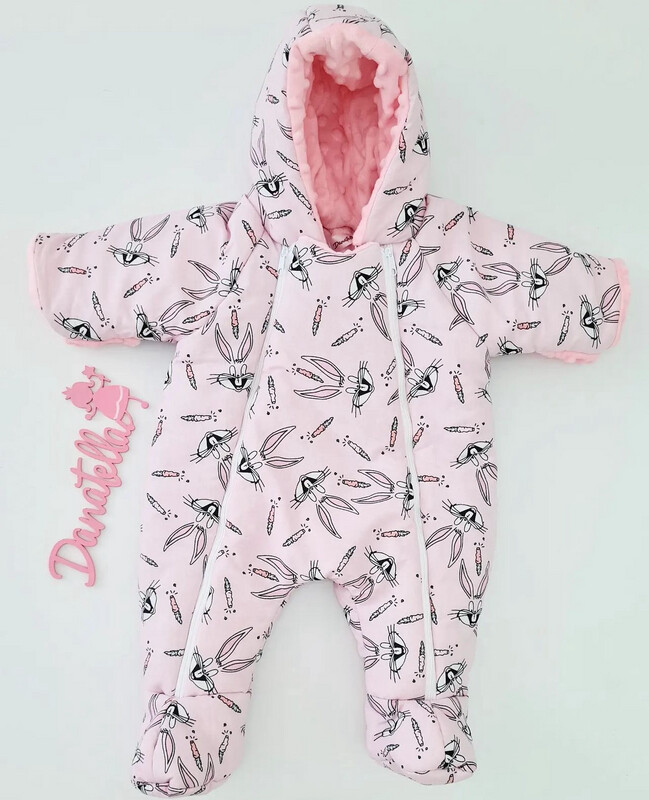 Tutina Neonato Bunny Rosa 3-6 mesi Tutina Neonato Bunny Rosa 3-6 mesi