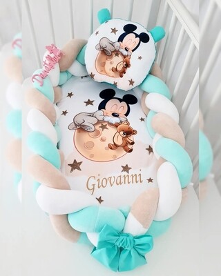 Riduttore Lettino Intrecciato Premium Mickey Luna