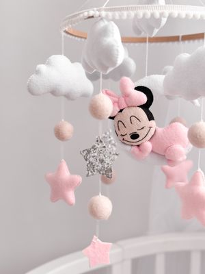 Set Giostrina Culla Minnie Stelline 