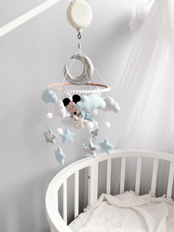 Set Giostrina Culla Mickey Stelline 