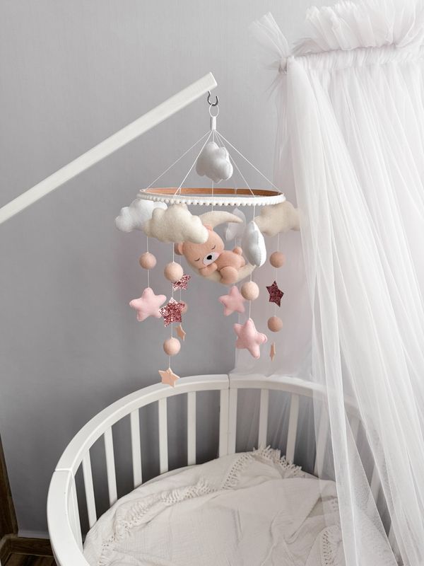 Set Giostrina Culla Orsetto Dreams Rosa