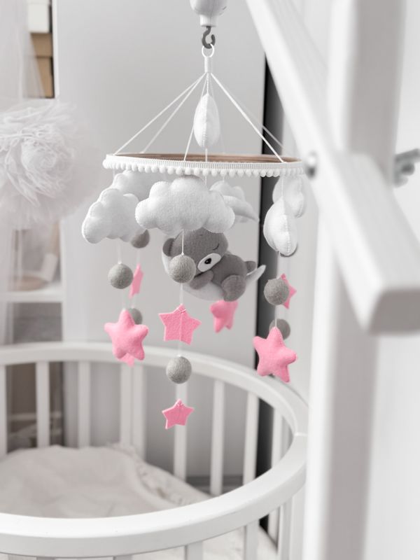 Set Giostrina Culla Orsetto Dreams Rosa Barbi 