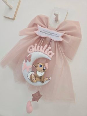 Fiocco Nascita Tamburina Fiocco Nascita Tamburina