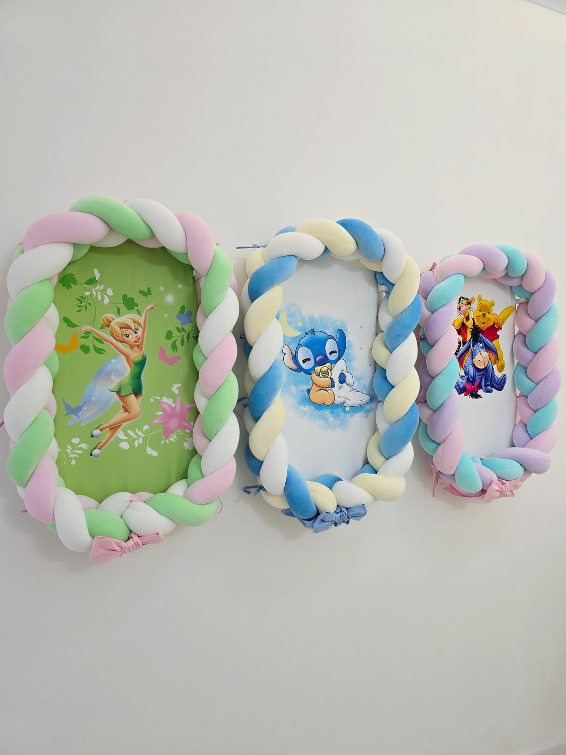 Riduttore Intrecciato Stitch + Cuscino Neonato Riduttore Intrecciato Stitch + Cuscino Neonato