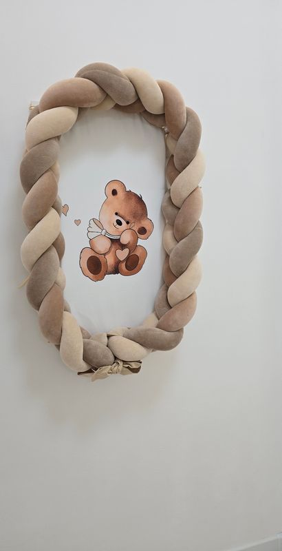 Riduttore Intrecciato Orsetto + Cuscino Neonato Riduttore Intrecciato Orsetto + Cuscino Neonato