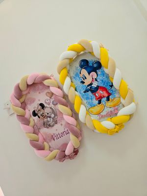 Riduttore Intrecciato Minnie + Cuscino Neonato Riduttore Intrecciato Minnie + Cuscino Neonato